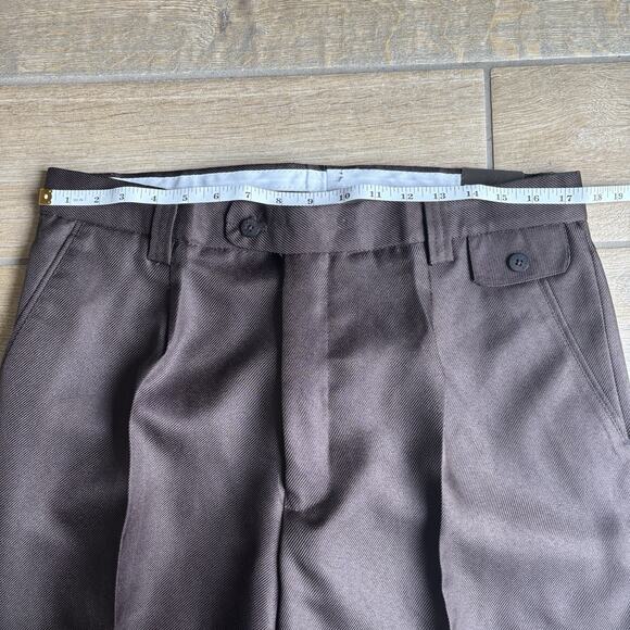 NWT Steve Harvey Celebrity Edition Men's 34x34 Dress Pants Toffee Brown Office - Picture 3 of 14